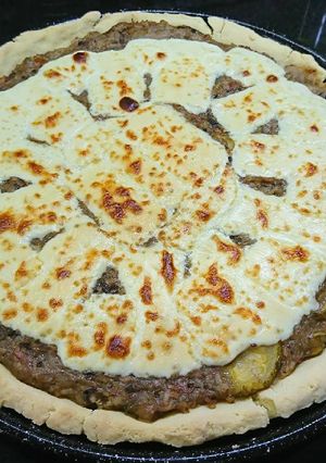 Una foto de Tarta con harina de arroz y maíz
