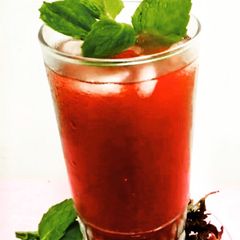 A picture of KARKADE (HIBISCUS) ICED TEA.