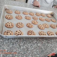Chocolate chip cookies A picture of Chocolate chip cookies.