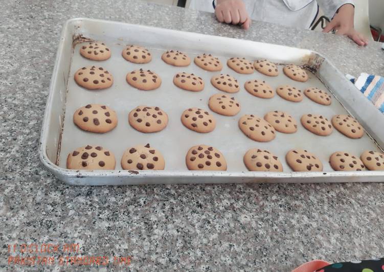 Recipe of Homemade Chocolate chip cookies