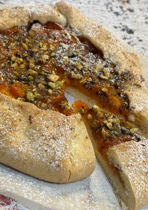 đ SĂĄrgabarackosâpisztĂĄciĂĄs francia pite (galette) recept fotĂłja