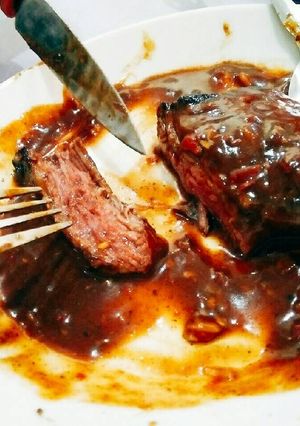 Foto resep Beef steak saus oriental @foodietopia_