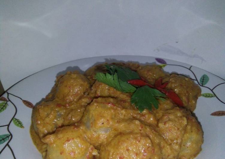 Resep Cilok Ayam Bumbu Pecel, Bikin Ngiler