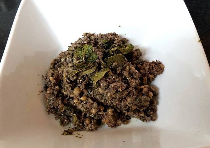 How to Prepare Super Quick Homemade My Haggis and Mint Sauce.😀