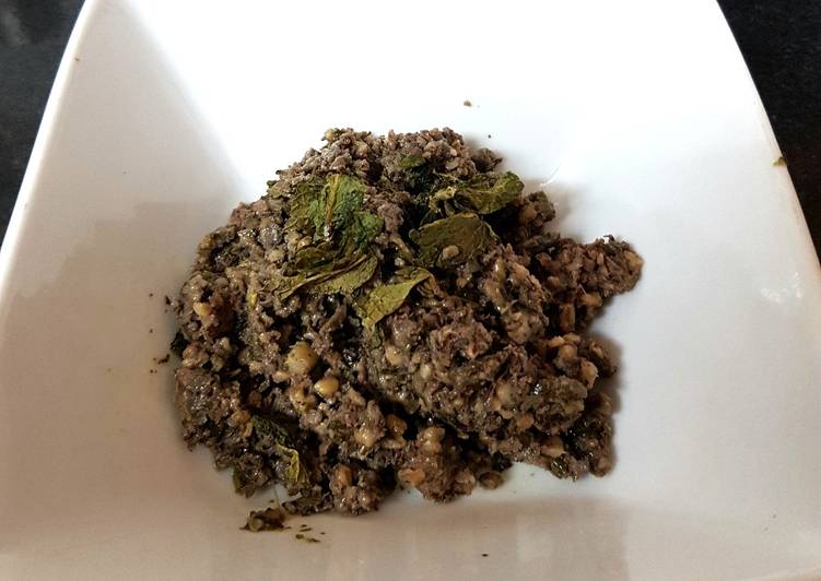 Step-by-Step Guide to Prepare Homemade My Haggis and Mint Sauce.😀