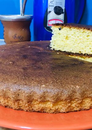 Una foto de Bizcochuelo de naranja sin gluten
