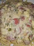 Espagueti A la Salsa Blanca