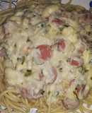 Espagueti A la Salsa Blanca