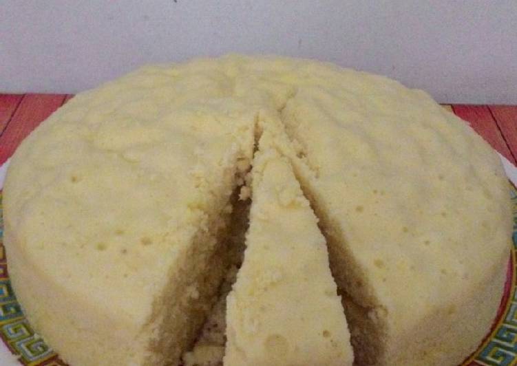 Langkah Mudah untuk Menyiapkan Bolu Kukus Jerman Keju, Menggugah Selera