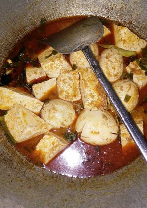Foto resep Semur telor tahu