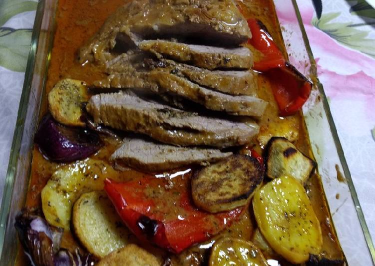 Colita de cuadril mechada a la bolsa con crema de Roquefort Recetas de colita de cuadril mechada | Qué Recetas