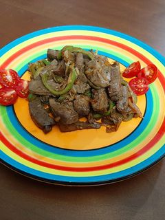 عکسی از دستور 🇱🇧 خوراک جگر لیمویی لبنانی