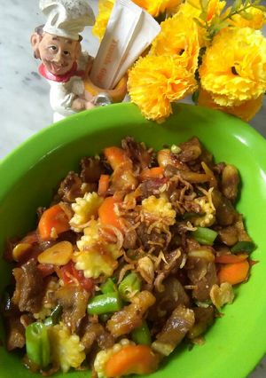 Foto resep Cingur dan Sayur Saos Tiram