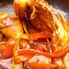 A picture of Honey peppered chicken.