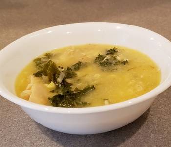 Ultimate Making Recipe Polenta Chicken Bean  Kale Soup Delicious and Healthy