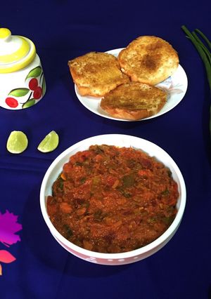A picture of Pav Bhaji.