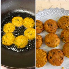 A picture of Millet tikki.