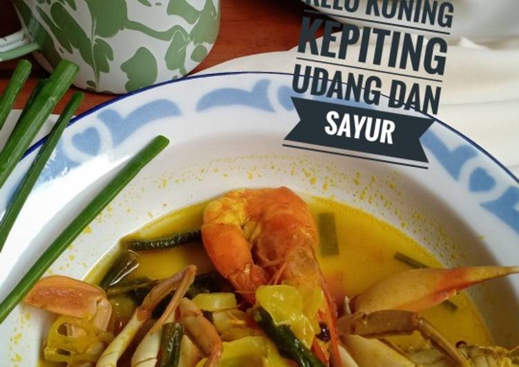 Kelo Kuning kepiting udang dan sayur