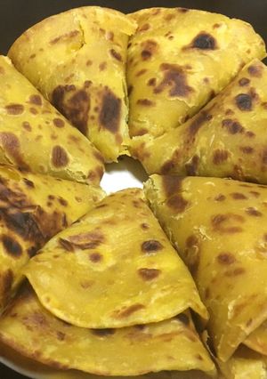 A picture of Pumpkin chapati (chapo malenge).