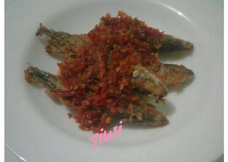 Ikan Cue Goreng Siram Sambal Bawang