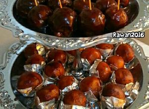 صورة لوصفة كرات الشوكلاتة علئ طريقتي 😄😍