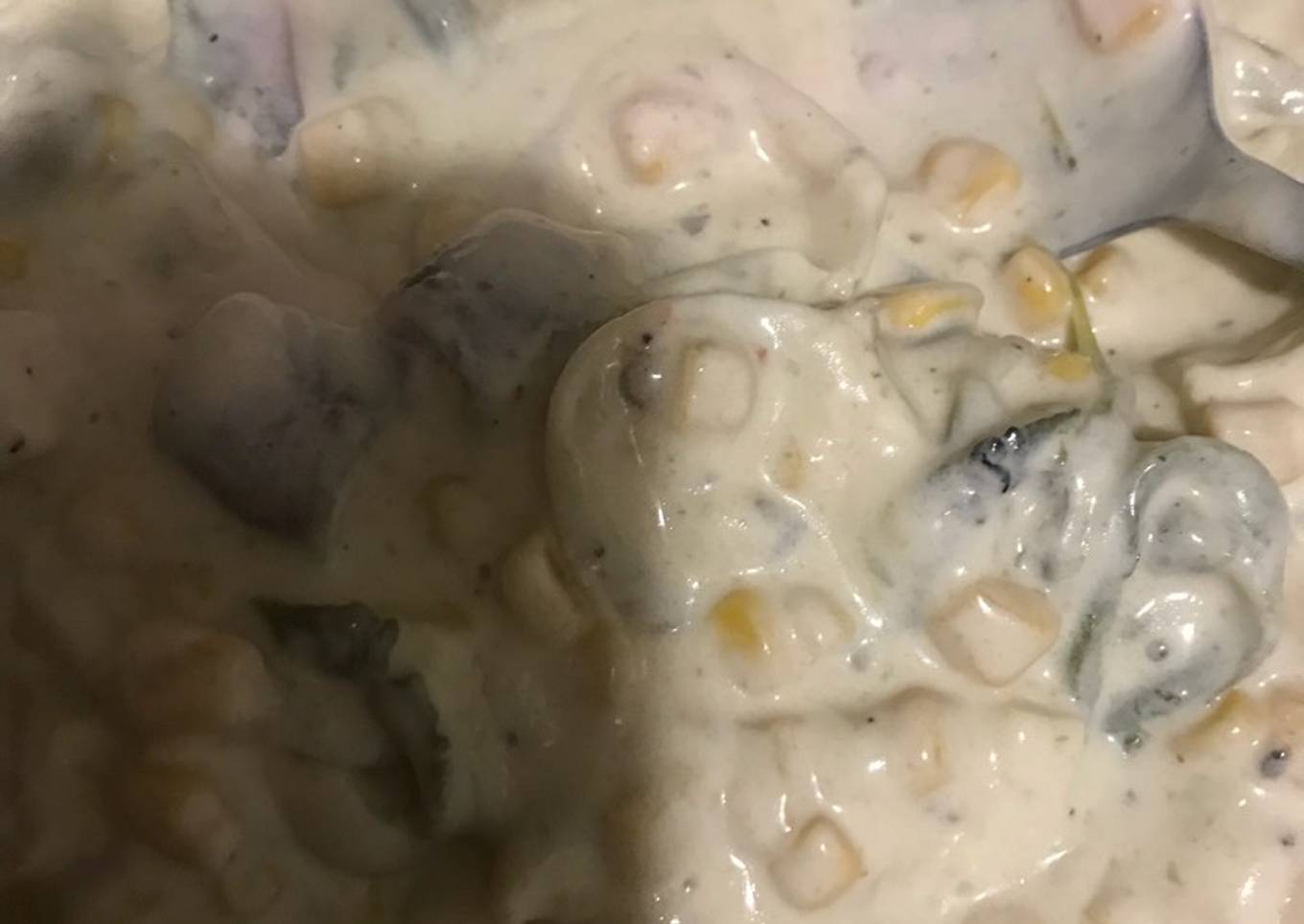 Poblanos a la crema