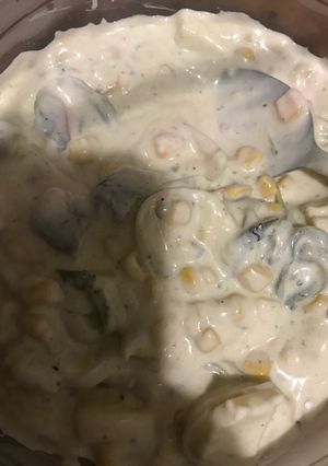 Una foto de Poblanos a la crema