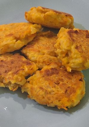 Una foto de Croquetas de arroz y vegetales, apto bebé 👍