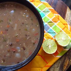 A picture of Spicy – Tangy Urad Dal Thick Soup / Spicy – Tangy Black Gram Thick Soup.