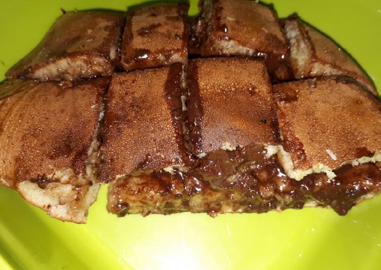 Martabak coklat teflon