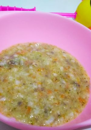 Foto resep Bubur hati sapi MPASI 11 month
