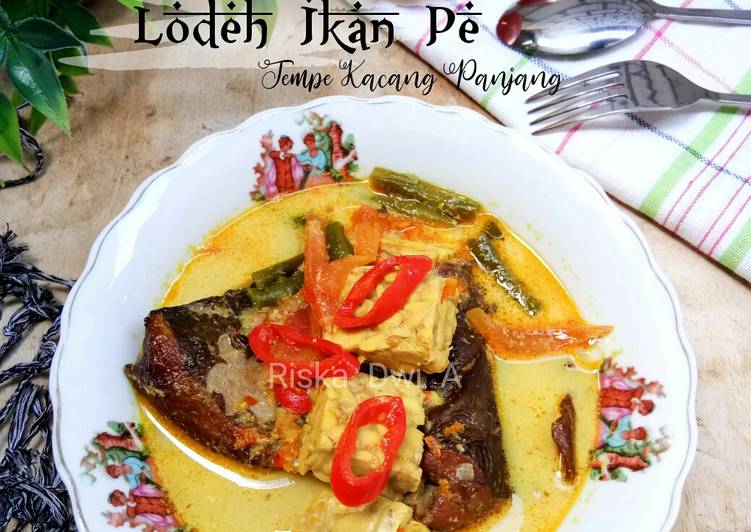 Lodeh Ikan Pe Tempe Kacang Panjang