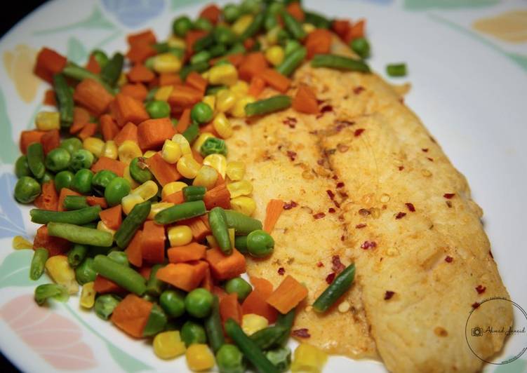 Easiest Way to Make Any-night-of-the-week Spicy baked fish