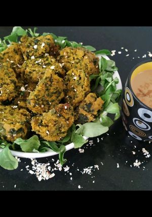 A picture of Oats Palak - Methi Muthia.
