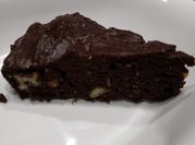 Una foto de brownies keto