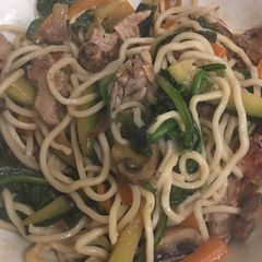 A picture of Pork stir fry.