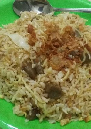 Foto resep NasInmiGor (Nasi Indomie Goreng) Bakso Bumbu Sambal Terasi