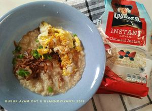 Foto resep Bubur oat (sarapan sehat utk diet)