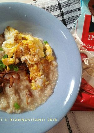 Foto resep Bubur oat (sarapan sehat utk diet)