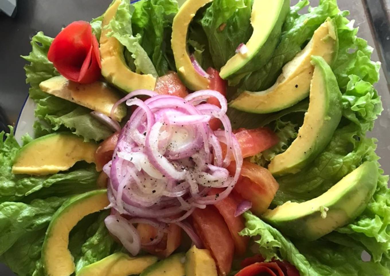 Ensalada con aguacate