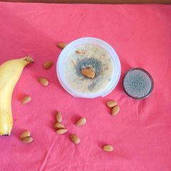 A picture of Banana Almond Smoothie.