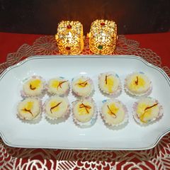 A picture of Malai Paneer Peda.