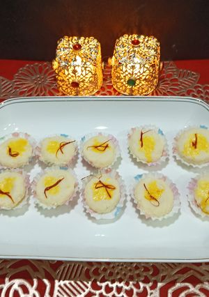 A picture of Malai Paneer Peda.