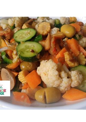 A picture of Mixed vegetables stir fry salad.