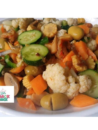 Recipe Mixed vegetables stir fry salad the Delicious You can take Joss in your mouth