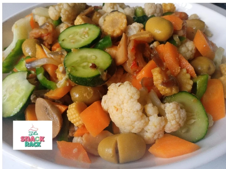 Recipe Mixed vegetables stir fry salad the Delicious You can take Joss in your mouth