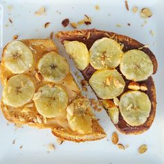 A picture of Banana Toasts.