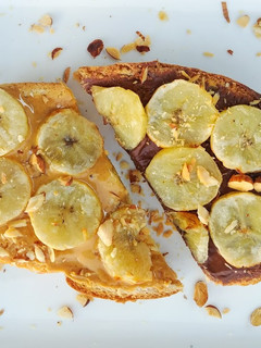 A picture of Banana Toasts.