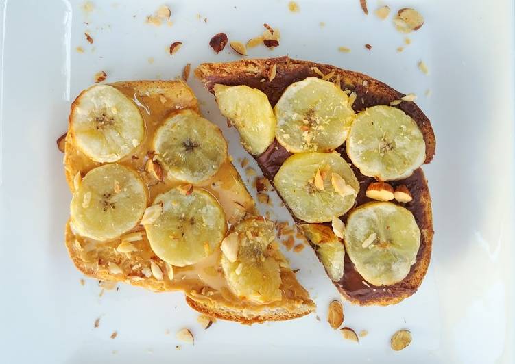 Steps to Make Perfect Banana Toasts