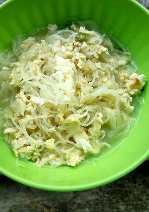Foto resep Mie Jagung Kuah Telur